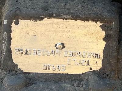 Allison Mt 643 Transmission for a 1988 Ford CF8000