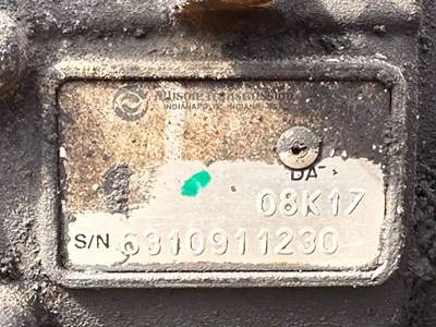 Allison Transmission for a 2009 Freightliner MT55 Chassis