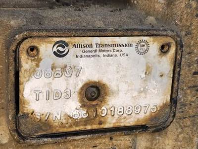 Allison Transmission for a 2007 Mack CV713 Granite