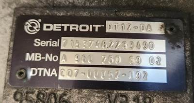 Detroit DT12-DA Transmission for a 2021 Freightliner Cascadia 126