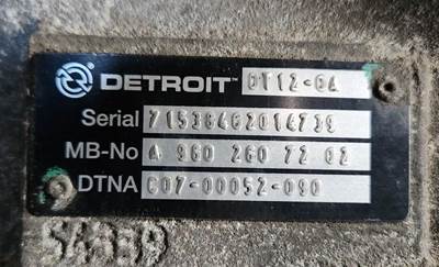 Detroit DT12-OA Transmission for a 2019 Freightliner Cascadia 126