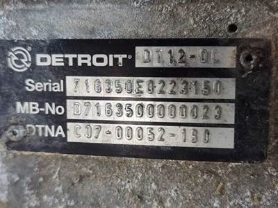Detroit DT12-OC Transmission for a 2023 Freightliner Cascadia 126