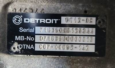 Detroit DT12-OC Transmission for a 2021 Freightliner Cascadia 126