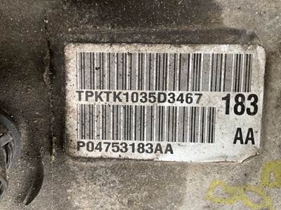 Dodge Transmission for a 2015 Ram ProMaster 3500