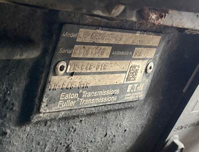 Eaton-Fuller EH-6E606B-CD Transmission for a 2010 Freightliner M Line Walk-In Van