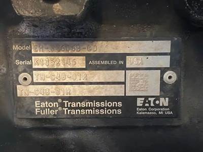 Eaton-Fuller EH-6E606B-CD Transmission for a 2010 Freightliner M Line Walk-In Van