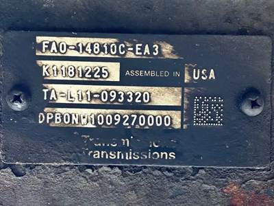 Eaton-Fuller FAO-14810C-EA3 Transmission for a 2017 Kenworth T680