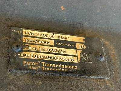 Eaton-Fuller FAO-16810C-EA2 Transmission for a 2017 Kenworth T680