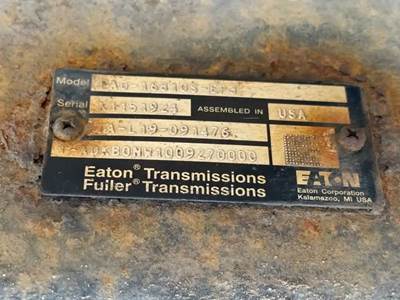 Eaton-Fuller FAO-16810S-EP3 Transmission for a 2016 Kenworth T680