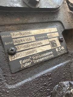 Eaton-Fuller FR-15210B Transmission for a 2013 Mack CXU612