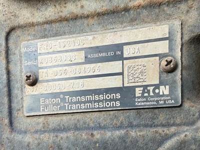 Eaton-Fuller FRO15210C Transmission for a 2012 Freightliner Cascadia 113