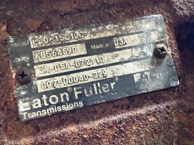 Eaton-Fuller FRO15210C Transmission for a 2007 Sterling A9500