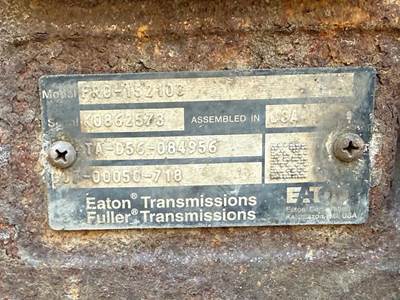 Eaton-Fuller FRO15210C Transmission for a 2012 Freightliner Cascadia 113