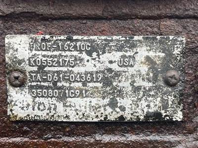 Eaton-Fuller FROF-16210C Transmission for a 2012 Mack CXU613