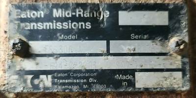 Eaton-Fuller FS6306A Transmission for a 1995 Freightliner FL70