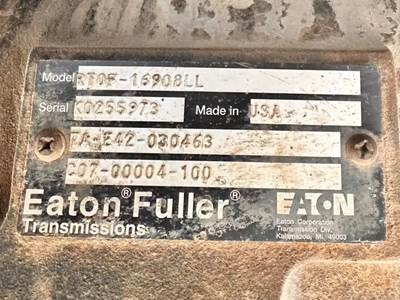 Eaton-Fuller RTOF16908LL Transmission for a 2004 Sterling L9500