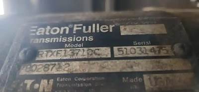 Eaton-Fuller RTXF13710C Transmission for a 1995 Volvowhitegmc WG64T