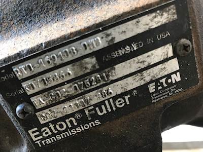 Eaton-Fuller RTO16910BDM3 Transmission for a 2009 Freightliner Columbia 120