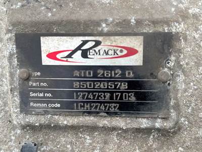 Mack ATO2612D Transmission