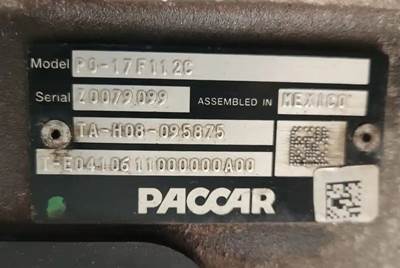 Paccar PO-17F112C Transmission for a 2020 Peterbilt 579