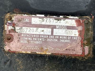 Spicer (TTC) 6352 Transmission for a 1968 Kaiser M-52A2