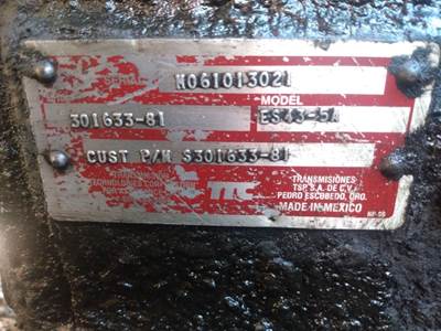 Spicer (TTC) ES43-5A Transmission for a 1995 International 1652