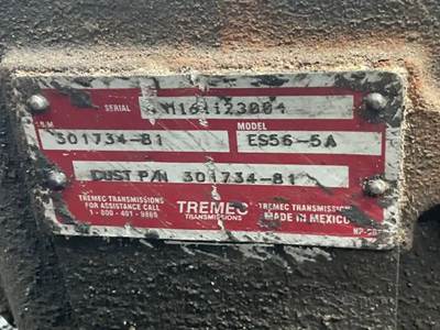 Spicer (TTC) ES56-5A Transmission for a 1997 International 1552-SC