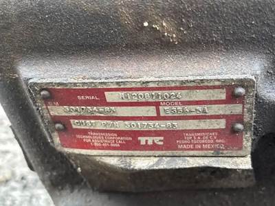 Spicer (TTC) ES56-5A Transmission for a 1997 International 1552-SC