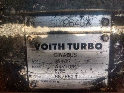 (Used) 2006 Voith Turbo, Transmission Assembly- Model: Diwabus- A4VTOR2-8,5 E,