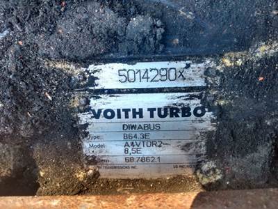 (Used) 2006 Voith Turbo, Transmission Assembly- Model: Diwabus- A4VTOR2-8,5 E,