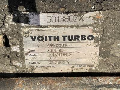 (Used) 2006 Voith Turbo, Transmission Assembly- Model: Diwabus- A4VTOR2-8,5 E,