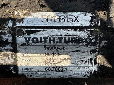 (Used) 2006 Voith Turbo, Transmission Assembly- Model: Diwabus- A4VTOR2-8,5 E,