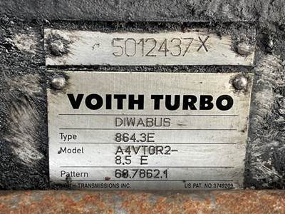 (Used) 2006 Voith Turbo, Transmission Assembly- Model: Diwabus- A4VTOR2-8,5 E,