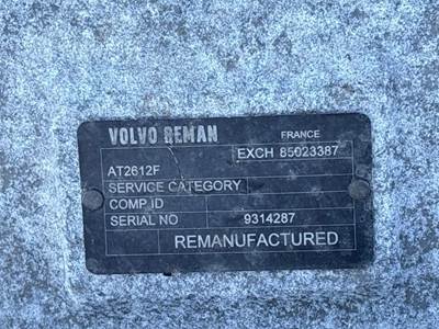 Volvo AT2612F Transmission for a 2018 Volvo VNM