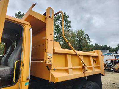 Used McClain Galion 408U 8FT Steel Dump Body, Yellow, Fits 2004 Freightliner FL80