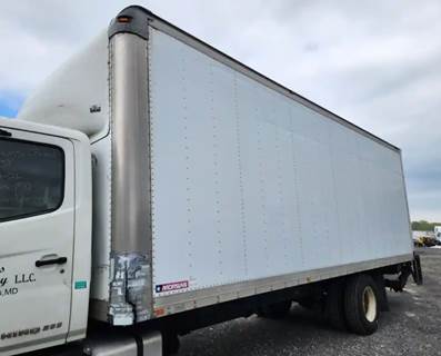 Used Morgan 25.4 FT Aluminum Box Body, White, Fits Hino 268, Part # MPM21966-001