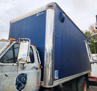 Used Supreme Corporation 18.6FT Aluminum Box Truck Body for 1994 Ford F700, Blue