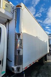 (Used) 2013 Hino 195, Box Body- Color: White, Material: Aluminum And Fiberglass,