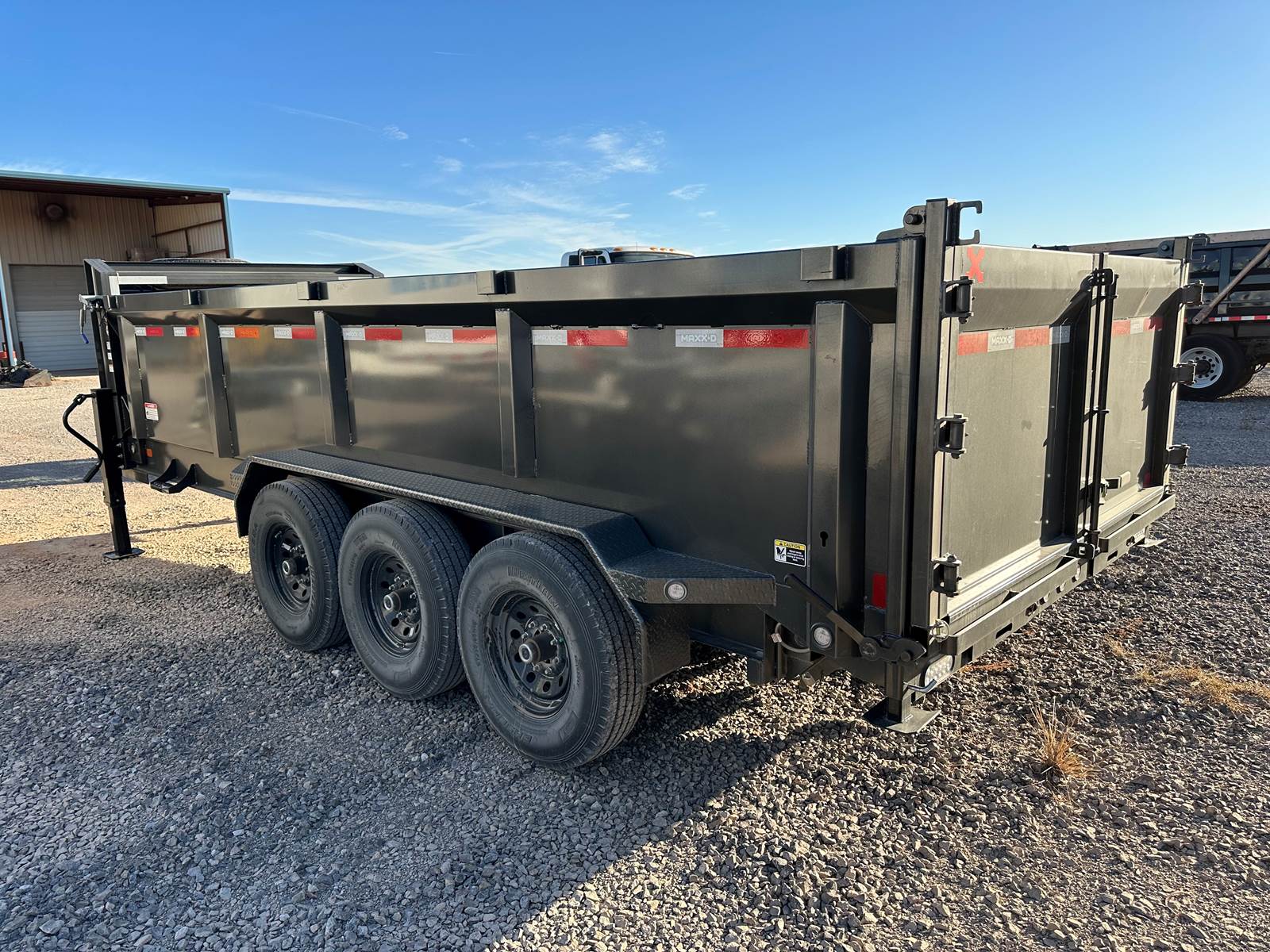 2023 Maxey 18 Ft X 7 Ft 4 Dump Trailer Gvwr 21,000 lbs For Sale