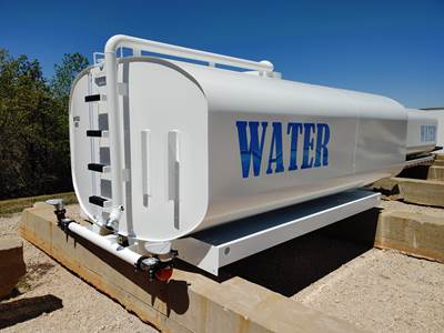 2025 Splash 4,000 Gallon Water Tank