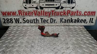 Good, Used Steel Fuel Plumbing BrAcket From A Cummins ISX 15 Engine. CAsting