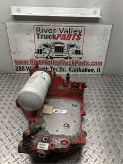ThIs Is A Good, Used Fuel Injection Pump brAcket Off Of A Cummins ISX 15 Engine.