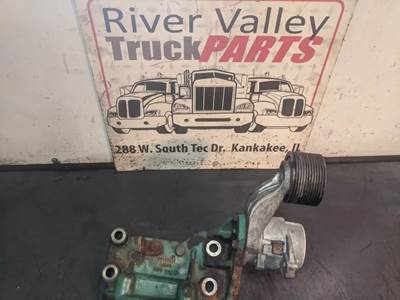 Good, Used Belt Tensioner BrAcket From A Volvo D13 Engine. The Belt Tensioner