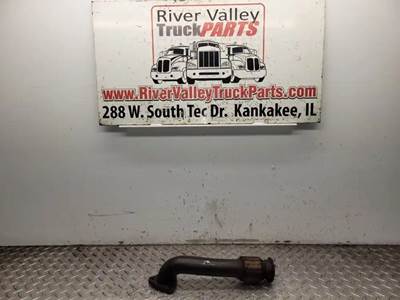 Good, Used Exhaust Pipe From An International Maxxforce 7 Twin Turbo Engine. The