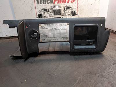 Good, Used ToyotA Fork Lift DAsh BoArd With A Instrument PAnel Box BlAck . Model