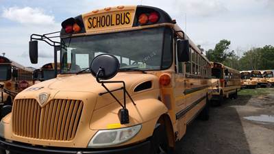 International Bus Salvage Truck