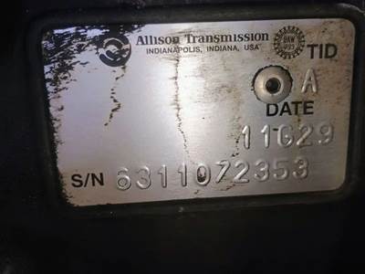 Allison 2500PTS Transmission Core for a 2012 Ic Corporation PB105