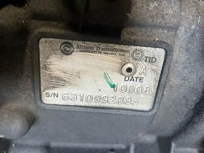 Allison 2500PTS Transmission for a 2011 Blue Bird BB Conventional