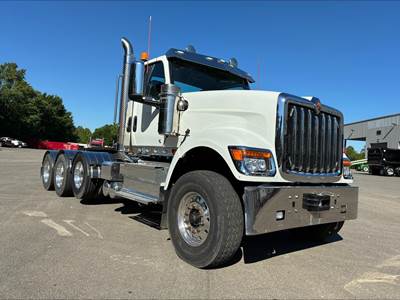 International HX Tri Axle Day Cab Truck - Cummins 605HP, 18 Speed Manual