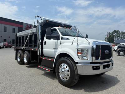 Ford F-750 XLT Single Axle Dump Truck - 6.7L POWER STROKE, Automatic, 14' Dump